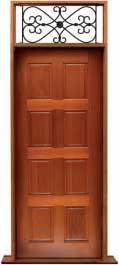 8 panel: single door + sidelight on left