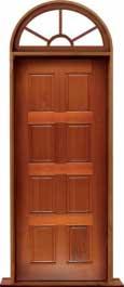8 panel: single door + sidelight on left