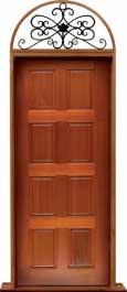 8 panel: single door + sidelight on left