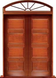 horizontal 4 panel: single door +  two sidelights