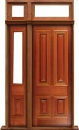 cricket bat: single door + sidelight on right