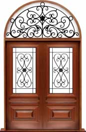sovereign iron: double door + sidelight on left