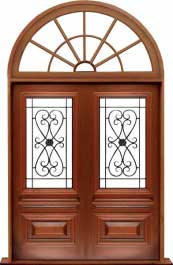 sovereign iron: double door + sidelight on left
