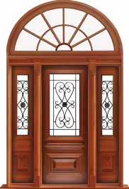 sovereign iron: double door + sidelight on left