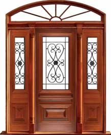 sovereign iron: double door + sidelight on left